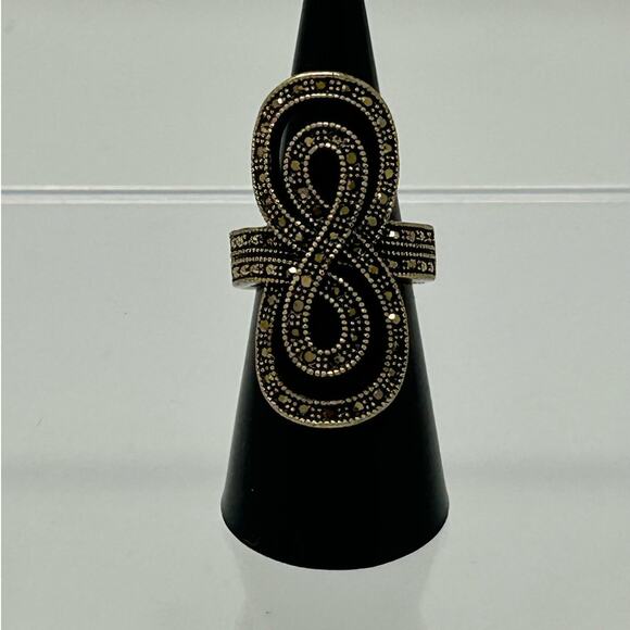 Lucky Brand Gold Tone with Brown Stones - Picture 2 of 11